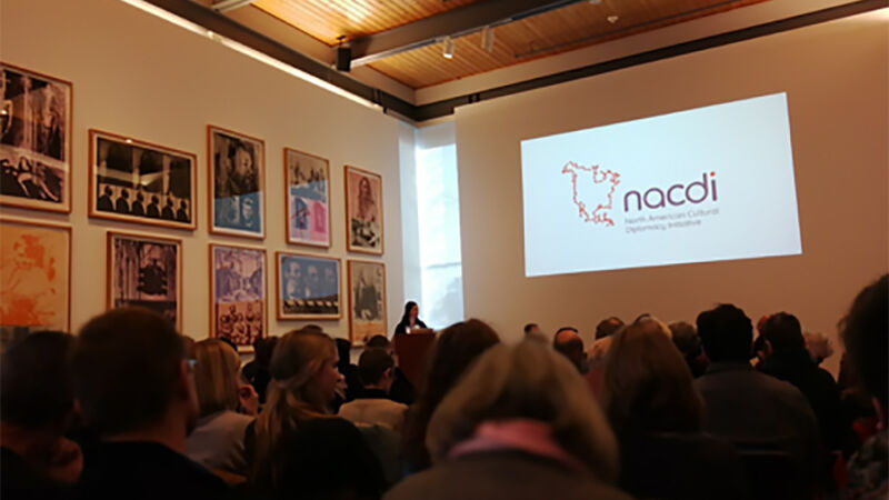 Interior of Agnes Etherington Art Centre