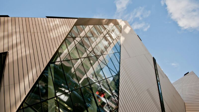 Exterior of the Royal Ontario Museum, Toronto.